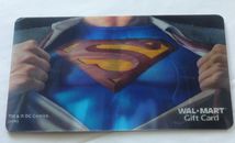 Walmart Gift Card - Superman DC Comics - Lenticular - Collectible - No Value