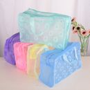 Waterproof Bathing Pouch Cosmetic PVC Bag Toiletry Shower Travel Soap Holiday CA