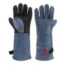 HITBOX MIG MMA TIG Welding Gloves 932℉ Heat Fire Resistant BBQ Oven Mitt Gloves