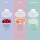 1pc Milk Powder Box With Lid, Portable Convenient Large Capacity Milk Powder Storage Jar, Sealed Moisture-proof Dispensing Box, Food Supplement Box, For Camping Picnic And Beach, Home Kitchen Supplies