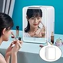 IVELECT Mini Makeup Fridge Portable Dorm Room Beauty Refrigerator 8L White
