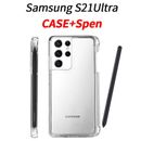 Samsung Galaxy S21 Ultra 5G Clear Cover Case Pen SPen étui de protection FR LOT