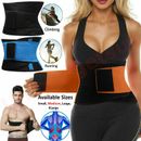 Women Waist Trainer Cincher Trimmer Sweat Belt Shapewear Gym Fitness Body Shaper