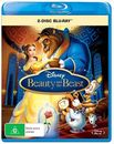 Beauty And The Beast Blu-ray (Region B, 2 Disc Set, 1991) VGC, Free Post