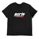 Borla Exhaust System Men T-Shirt Graphic Mens Cotton Casual Black Tee Shirt L
