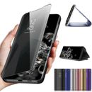 Handy Hülle für Samsung Galaxy S8 S9 S10 Plus View Case Cover Schutzhülle Tasche