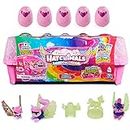 Hatchimals CollEGGtibles, Rainbow-Cation Wolf Family Carton with Surprise Playset, 10 Characters, 2 Accessories, Kids Toys for Girls