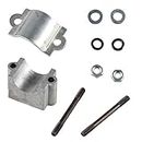 jtfrkope Motor Mount Block and 8mm Studs Set to Engine Motor kit, 2 Stroke Gas Motorized Bicycle 66cc 80cc