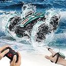 AmazeFun Amphibious Remote Control Car, Gesture Sensor 4WD Remote Controlled Off-Road Toy Car, 360 Degree Rotating Waterproof RC Stunt Car for 4,5,6,7,8,9+ Years Old Kids Boys Girls Gifts