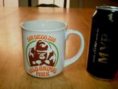 ZOO SAN DIEGO - PARQUE DE ANIMALES SALVAJES [LOGOTIPO DE GORILA], taza de café de cerámica, #1970  