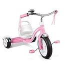 Radio Flyer Big Pink Classic Tricycle, Toddler Trike, Tricycle for Toddlers Age 2-5, Toddler Bike, Large