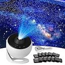 Galaxy Projector Light LED Galaxy Starry Light Projector Planetarium Star Projector with 12 Film Discs and Timer, Galaxy Projector for Adults Kids Bedroom