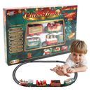 Christmas Realistic Electric Train Set For Kids Gift &Party Home XmasTree Decor