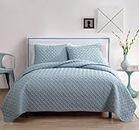VCNY Home Quilt Set Nina Collection, King, Blue