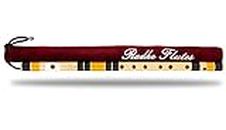 Radhe Flutes | Right Handed C Natural With Velvet Cover | Tuned With Tanpura A=440Hz | PVC Fiber