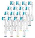 Oral B Compatible Electric Toothbrush Heads - Milos for Braun Oral B Tooth Brush Heads Replacement 16 Pack