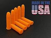 TechStudio3D 22 LR Premium Dummy Rounds, Snap Caps - Firearms Dry Fire Ammo for Training - Made in USA (15 Pack) Orange