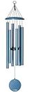 Corinthian Bells by Wind River - 36 inch Sky Blue Wind Chime for Patio, Backyard, Garden, and Outdoor décor (Aluminum Chime) Made in The USA