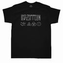 Led Zeppelin T-Shirt | Men's | Gift | Band | Crew | Cotton
