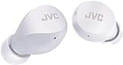 JVC, Cuffie Bluetooth HA-Z66T, Bluetooth 5.1, Resistenti agli Schizzi IPX4, Dimensioni Ridotte, Cuffie Wireless con Batteria Fino a 23 ore, Accensione/Spegnimento Automatico, White