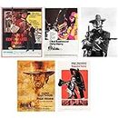 Tallenge - Clint Eastwood Movie Posters Set � Paper � 12 x 17 inches, Set of 10, Multicolour