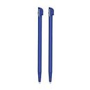 2x Blue Replacement Touch Screen Stylus Pens, Compatible with Nintendo 2DS consoles (Flat version)