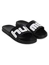 hummel CHUNK MEN SLIDERS Comfortable Cushioned Sole Arch Support Durable Lightweight Flexible Trendy Style Flip flops and Slippers Slides for Men Daily use Chappal