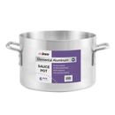 Winco ASHP-20 20 qt Aluminum Sauce Pot, 13-1/4 in. x 9 in., 6-mm. Thick