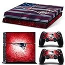 Elton NFL New England Theme 3M Skin Decal Sticker for PS4 Playstation 4 Console Controlle [Video Game]