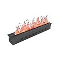 Electric Fireplace 59'' Electric Fireplace Inserts, Recessed & Built in Wall Electric Fireplace Heater with Adjustable 6 Flame Bed Colors, Remote Control and Smart LCD Screen, Overheating Protection,