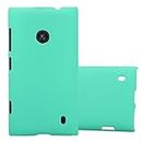 Cadorabo Case Compatible with Nokia Lumia 520 in Frosty Green - Shockproof and Scratch Resistent Plastic Hard Cover - Ultra Slim Protective Shell Bumper Back Skin