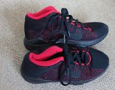 Scarpe da basket Nike Boys Zoom Ascention 832234-001 rosse nere taglia 5,5