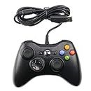 AU Wired Controller For Microsoft XBOX 360 Game Gamepad Joystick Game Controller for 360 with Dual-Vibration Turbo Compatible with Xbox 360/360 Slim and PC Windows 7,8,10,11