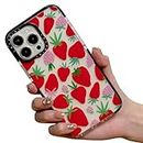 LOLAGIGI for iPhone 11 Case for Women, Cute Strawberry Print Girly Design Kawaii Fruit Cartoon Pattern for Girls Teens Soft Clear TPU Case Cover for iPhone 11 (6.1")