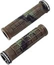 MARQUE Grapple Mountain Bike Handlebar Grips – Single Lock-On Ring MTB and BMX Bicycle Handle Bar with Non-Slip Grip (Jungle Camo)