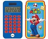 Lexibook C45NI Calculadora de Bolsillo Super Mario, Funciones de clásicas y avanzadas, Cubierta Protectora rígida, con batería, Rojo/Azul