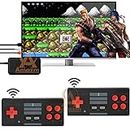Amazm ™ Tv Video Game Set For Tv Gaming 2 Player Wireless Extreme Mini Game Box Double Video Game Handheld Game Console For Kids 8 Bit Lcd Plug Tv Tv Video Game With Classic Inbuilt Game Like Super Mario Bros, Contra, Double Dragon 2, Duck Hunt, F1 Race Etc