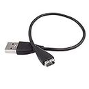Dragon Trading - Cable de carga USB compatible con Fitbit Charge HR