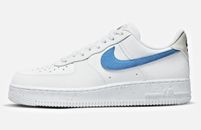 Nike Air Force 1 '07 White Blue Multi Size US Mens Athletic Shoes Sneakers