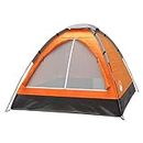 Wakeman 2-Person Dome Tent- Rain Fly & Carry Bag- Easy Set Up-Great for Camping, Backpacking, Hiking & Outdoor Music Festivals by Wakeman Outdoors (Orange)