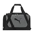 PUMA Unisex-Adult Evercat Form Factor Duffel Bag, Medium Heather/Black, One Size