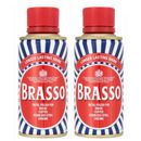 2 x Brasso Liquid Metal Polish For Brass Copper Stainless Steel & Pewter 175ml
