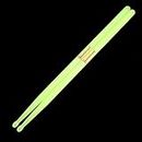 Drumsticks 5A Nylon for Drum Set Night light Plastic Cool Glow Drum Sticks With Anti-Slip Strong Musical instrument Percussion Accessories for Adults Kids Professional(Fluorescence)