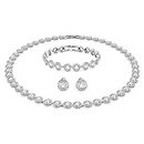 Swarovski Angelic Collection, Angelic Set, Crystals,Rhodium plated/White, Crystal