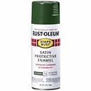 Rust-Oleum Stops Rust Professional Satin Protective Enamel Spray Paint Canyon Green 12 oz.