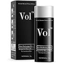 VOL Thick Hair Fibers for Covering Balding and Thinning Hair, Premium Natural Vegan Plant-Based Fiber and Animal Cruelty-Free for Men and Women with Quick and Easy Sprinkle-On Solution, Light Blonde