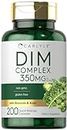 DIM Supplement | 350mg | 200 Count | Vegetarian, Non-GMO & Gluten Free Complex | by Carlyle