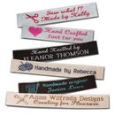 25 Personalized 100% Woven Sewing Labels 1/2" Wide