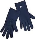 Coolibar UPF 50+ Unisex Sawyer UV Sun Gloves - Sun Protective, Navy, X-Small