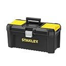 Stanley Werkzeugbox / Werkzeugkasten (16", 20x19,5x41cm, Werkzeugkoffer mit Metallschließen, stabiler Organizer aus Kunststoff für diverse Werkzeuge, Koffer mit entnehmbarer Trage) STST1-75518
